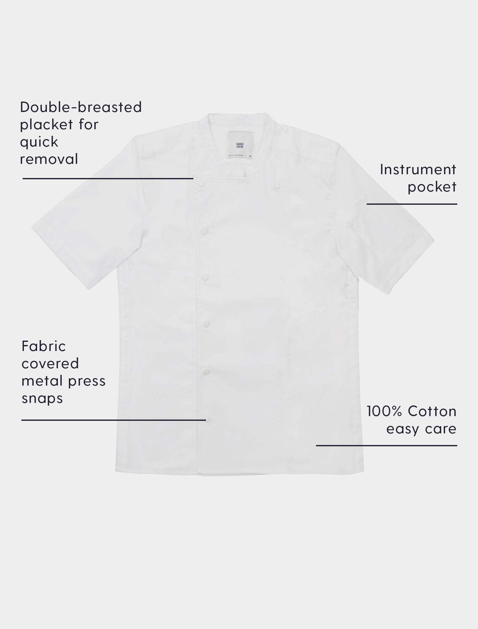 White Chef Jacket Men's Premium Chef White