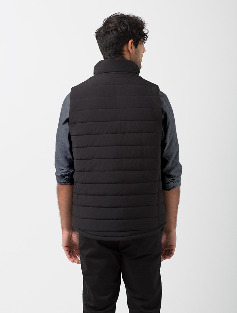 Unisex Scout Puffer Vest Black Work Vest