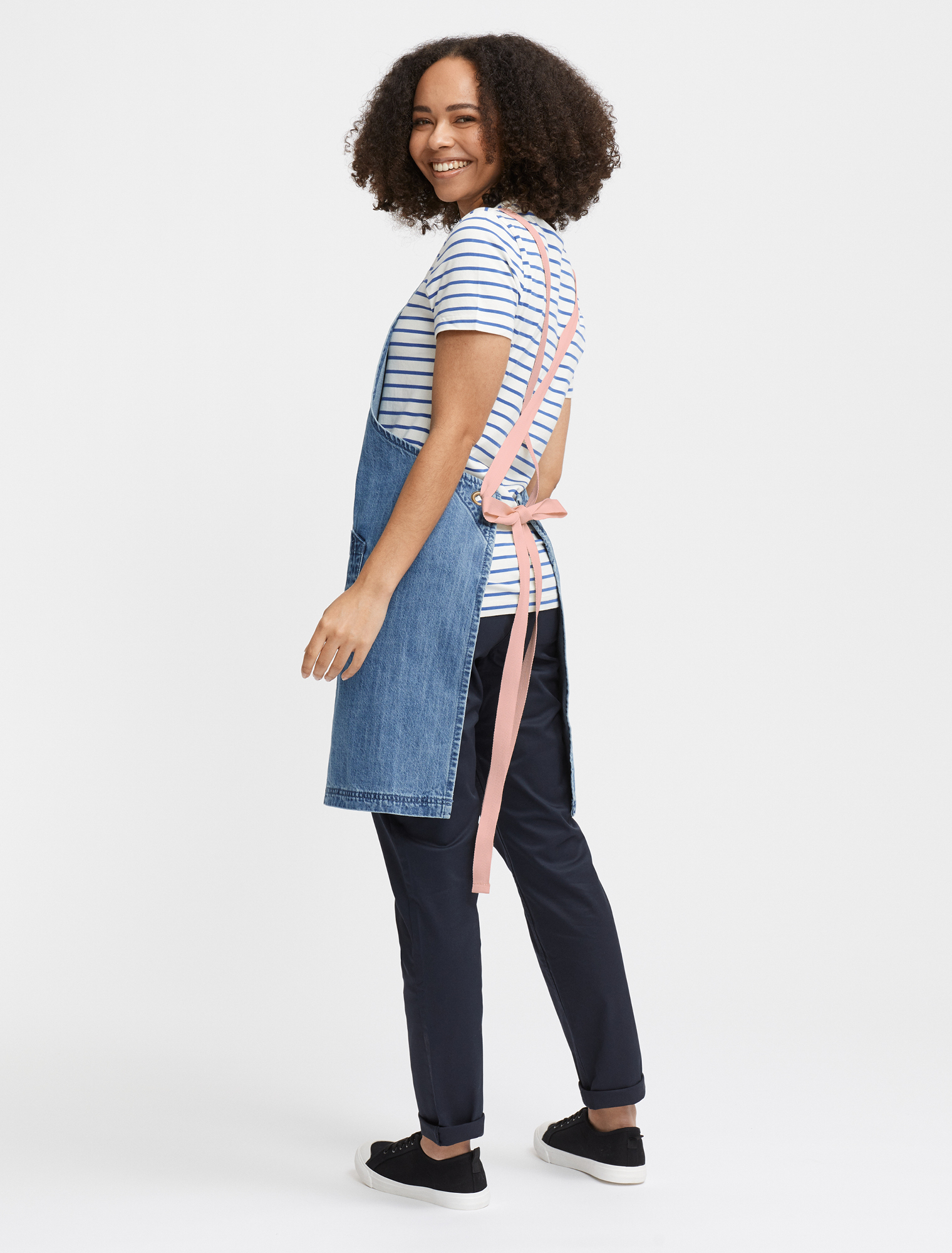 Ace Bib Apron - Swedish Light Blue Apron