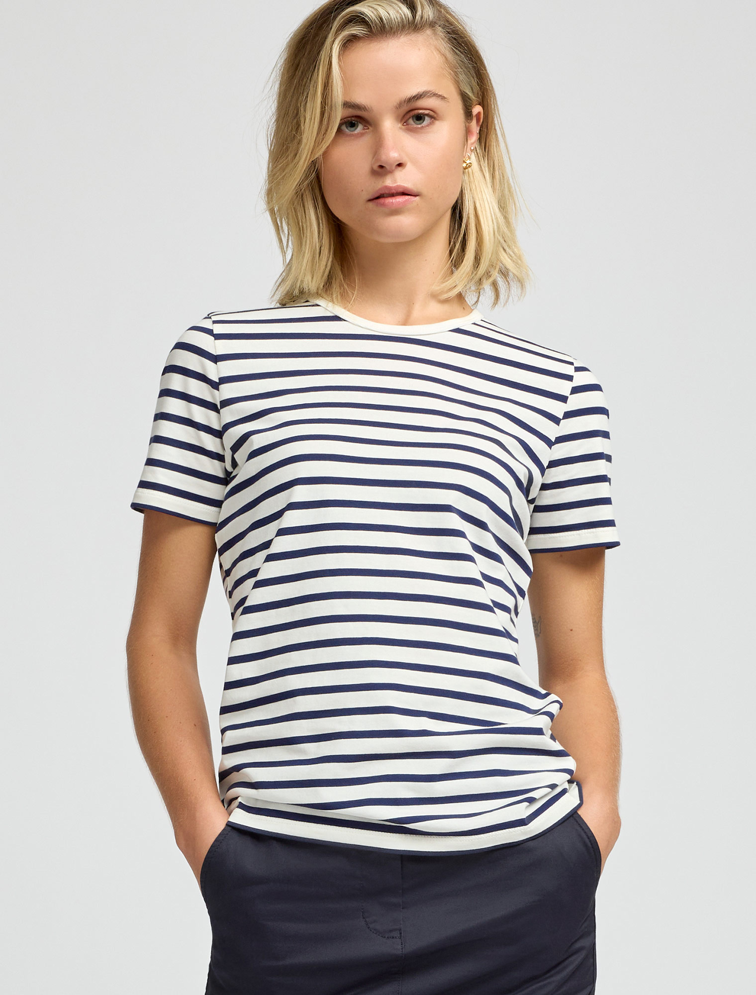 Striped womens t outlet shirt