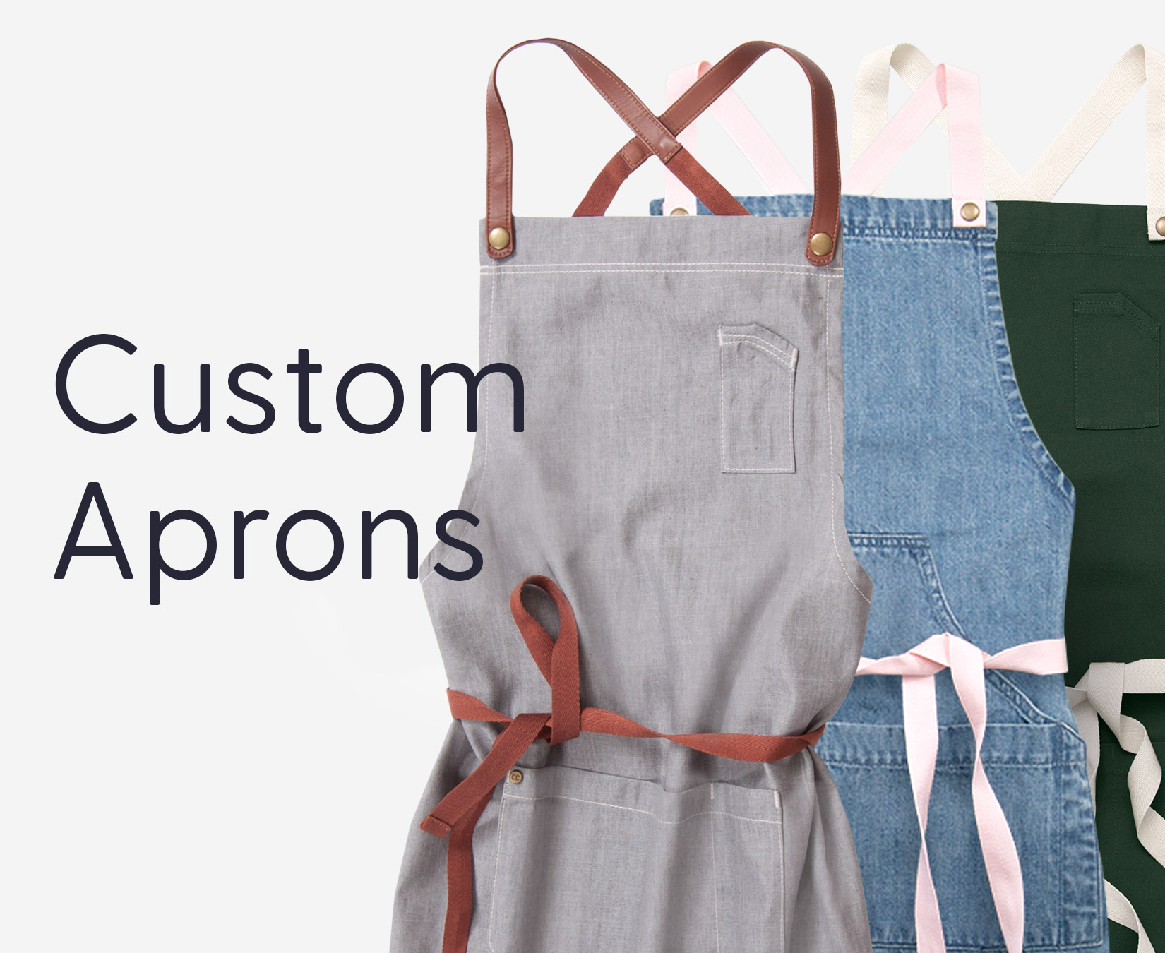 customise aprons