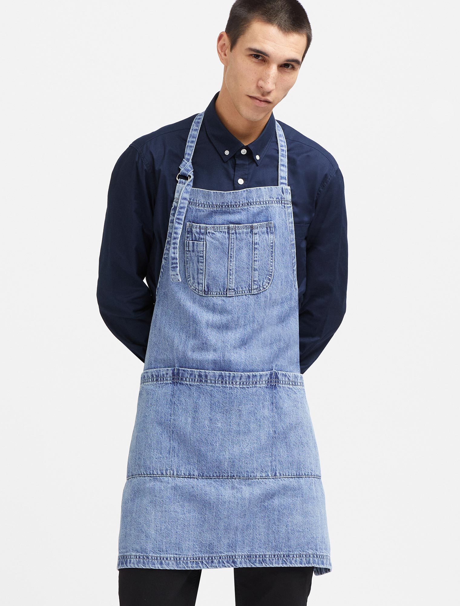 Apron Verdon Denim Harvest Bib Apron Indigo