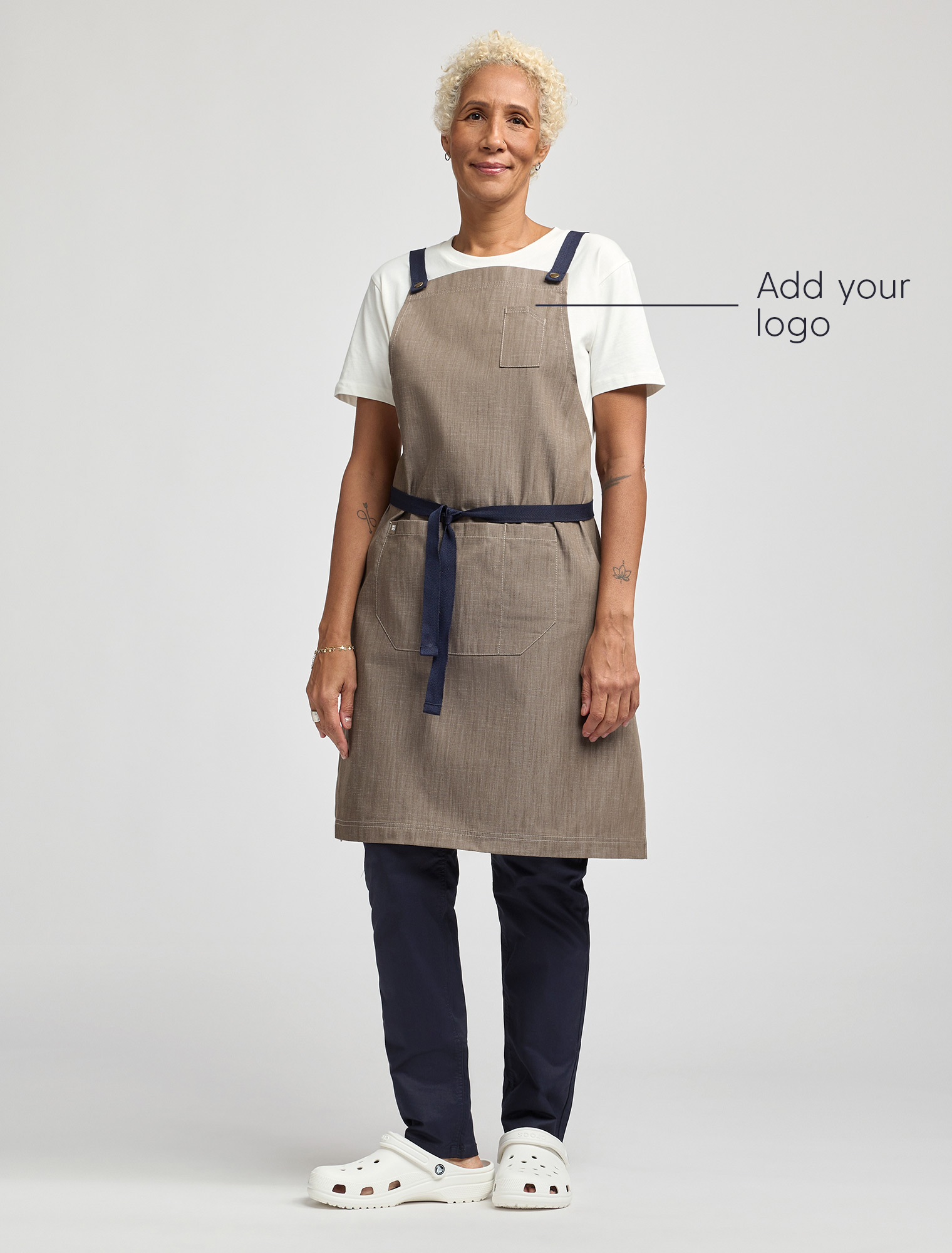 ★ ✴︎VICTOR✴︎ ★LABOUR AND WAIT BIB APRON Labour & Wait Khaki Dyed Cotton Apron