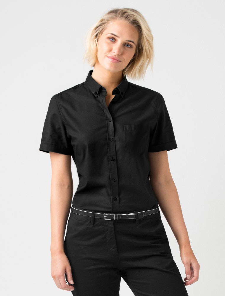 Black oxford shirt womens sale