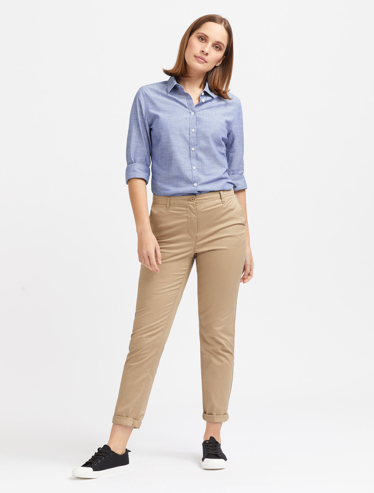 khaki chino pants womens