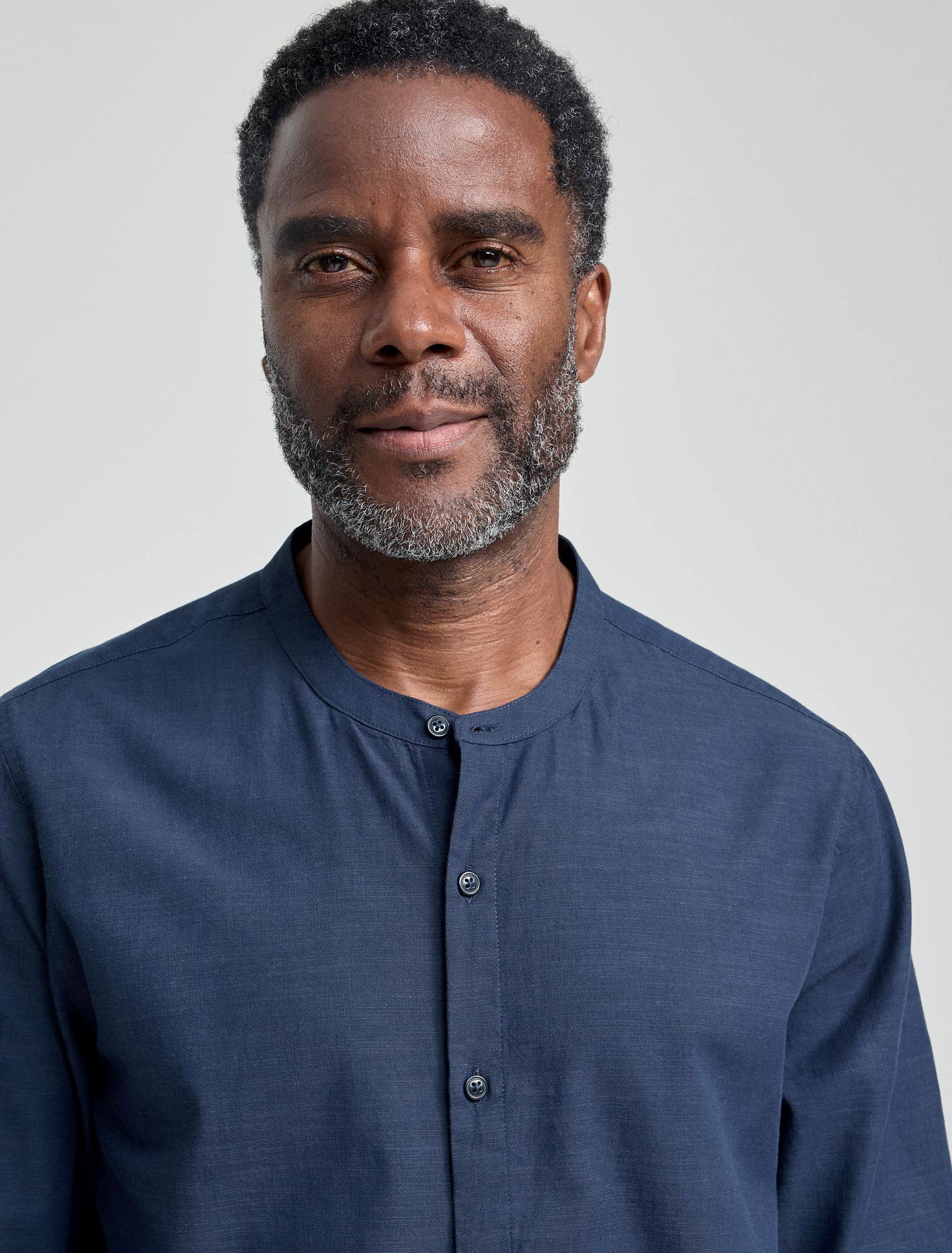 collarless dress shirt VALMAR | Collarless Bib Shirt
