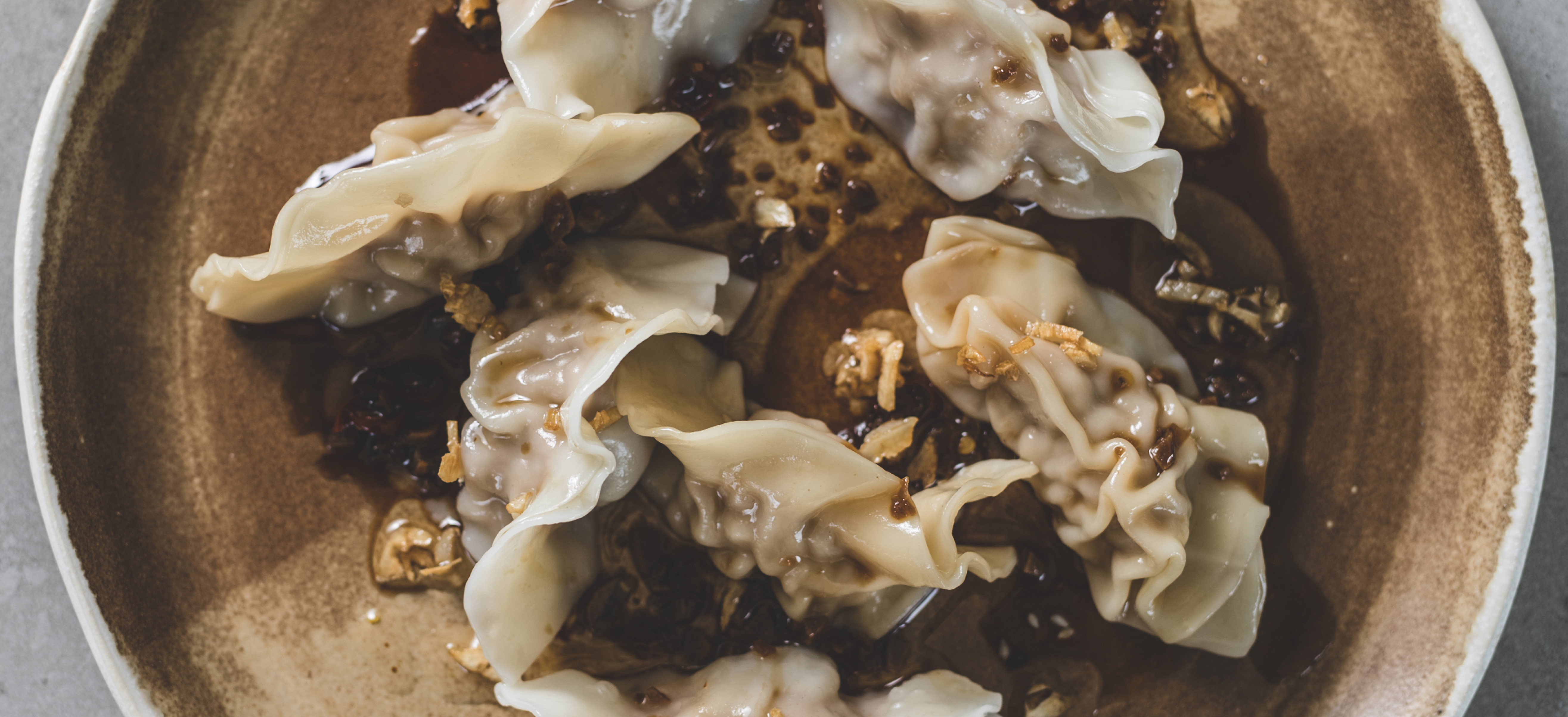 Pork and Garlic Chive Jiaozi by Dumpling King Brendan Pang